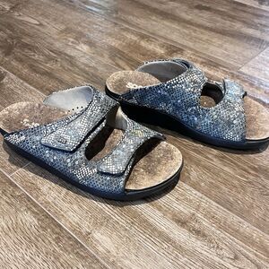SAS Sandal Cozy Slides Women's Size 9 W Wide Shoes Tripad Comfort USA